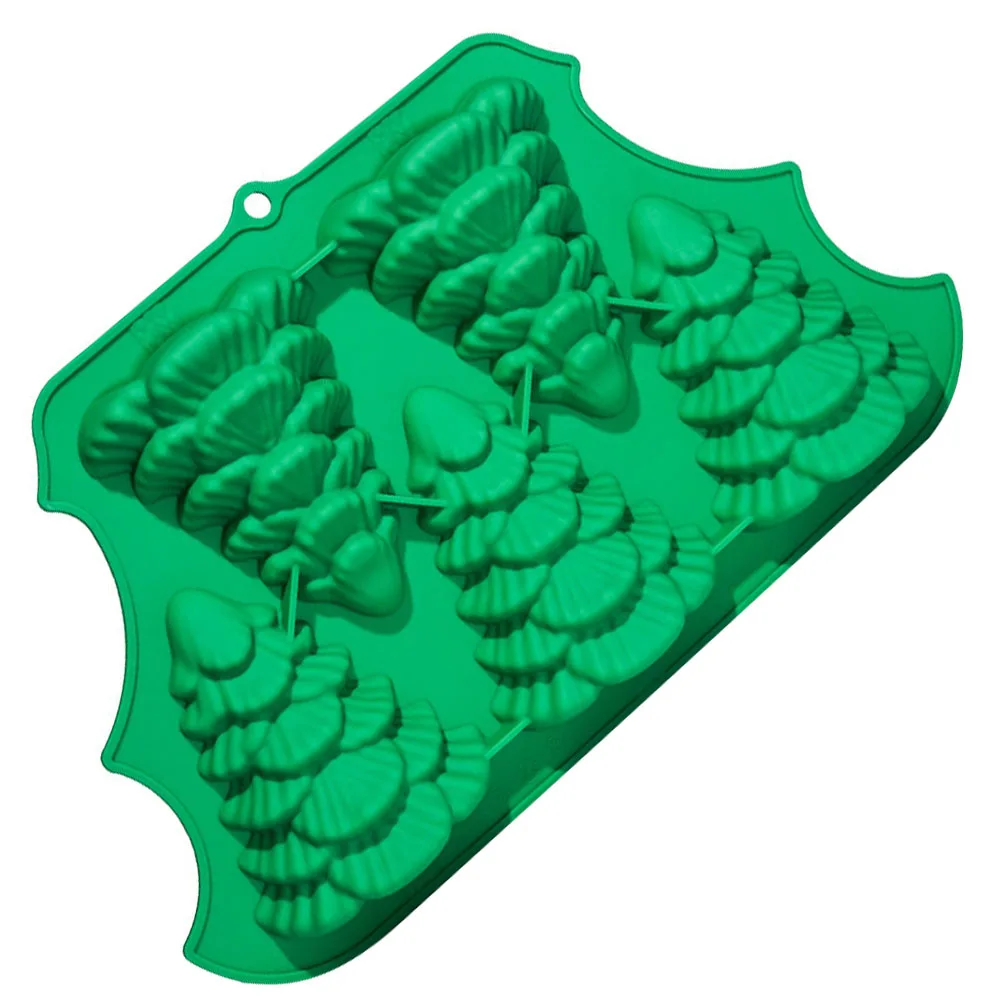 

Christmas Christmas Tree Diy Baking DIY Craft Green Xmas Epoxy Mold Diy Silicone Mold Reusable Cookie Tools
