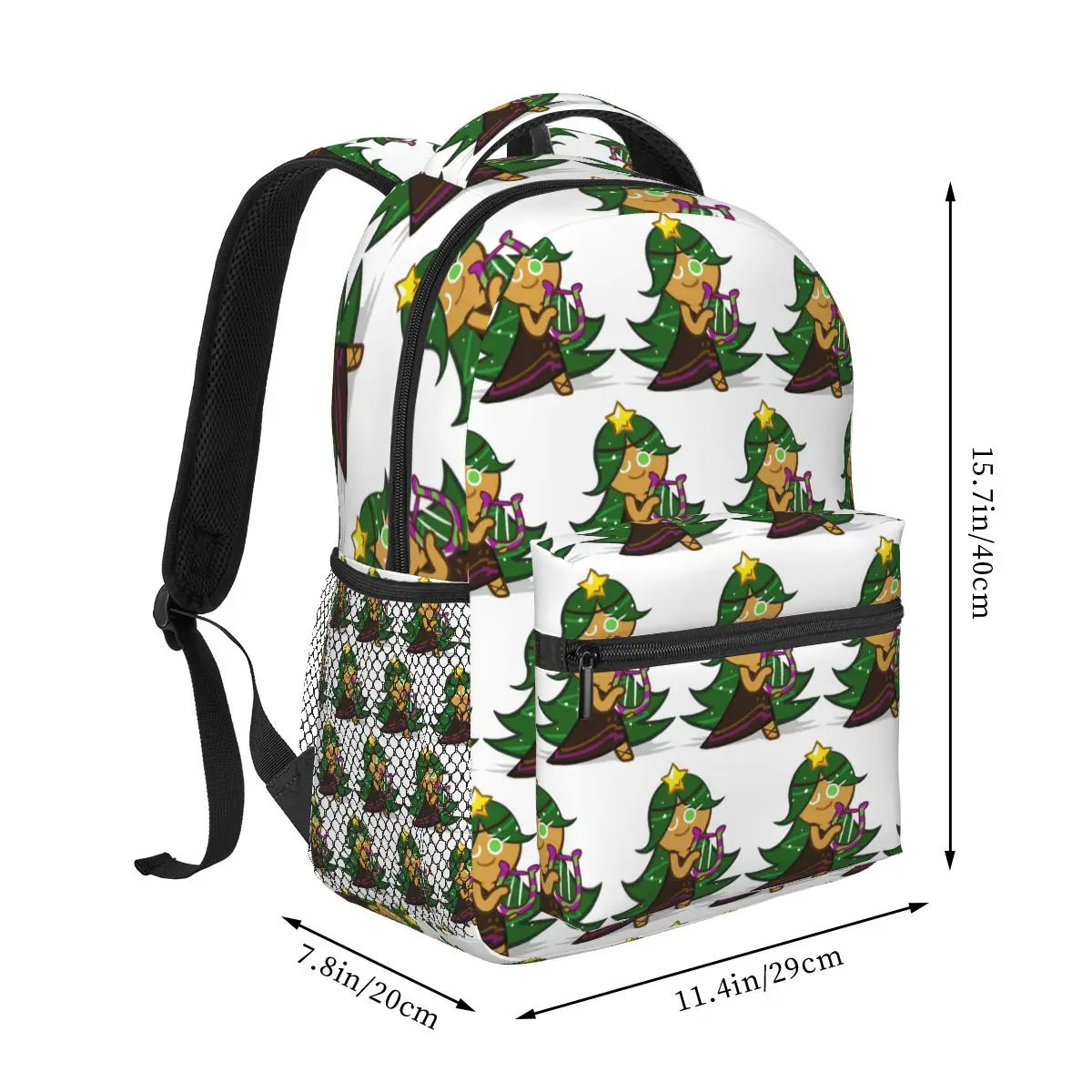 Cookie Run Backpack Hot Sale Daypack Large Capacity Kids BookBag School Bag Shoulder Bags for Men Women