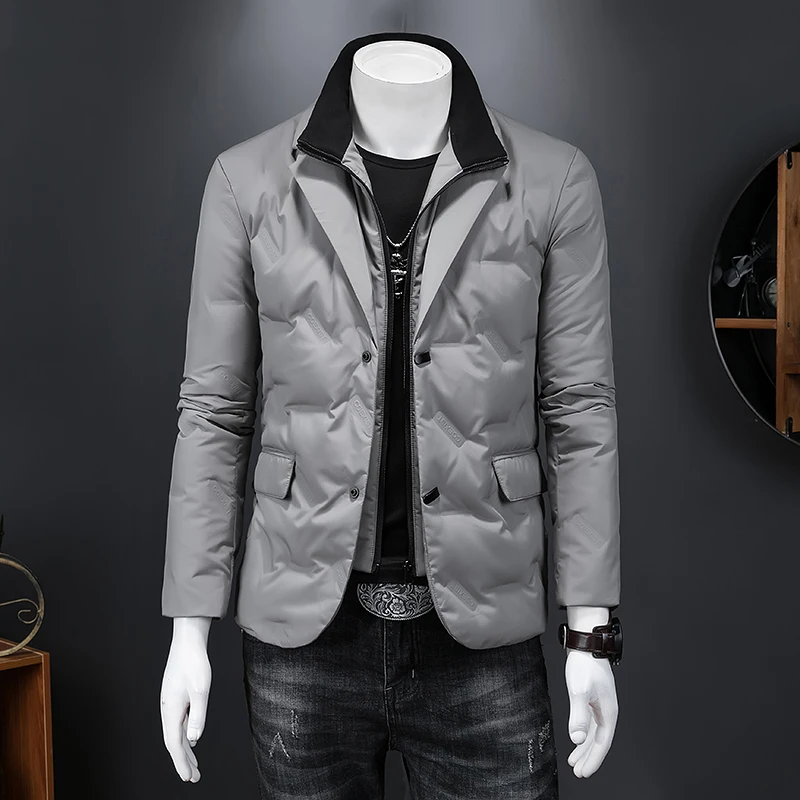 mens fashion thicken warm parkas Men's Fashion Down Jacket  90% white duck down jackets men winter jacket  winter down coat