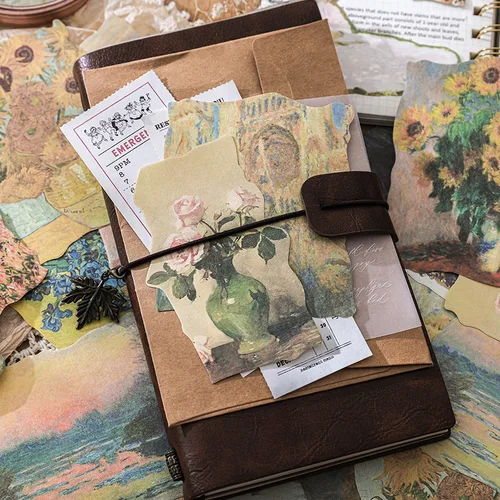 30 unids/lote, Bloc de notas adhesivas, papel de poesía silencioso, pegatinas para álbum de recortes diario, Bloc de notas de papelería para oficina y escuela