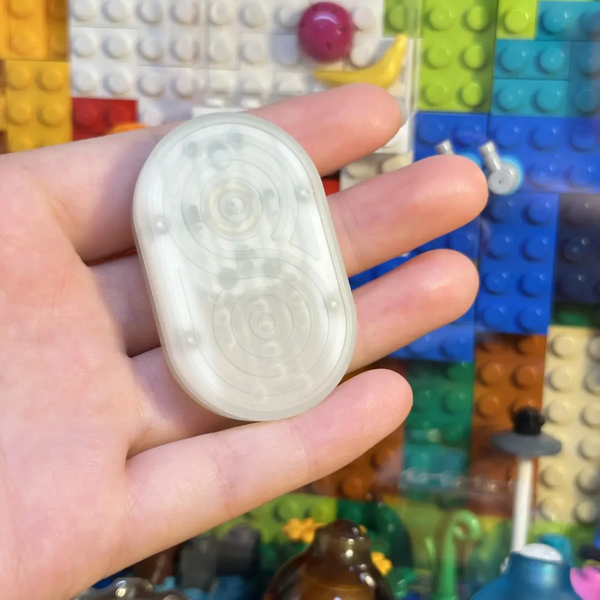 EDC Kreative Geist Zappeln Spielzeug Metall Drei-schicht Push Fidget Slider Sensorischen Anti Stress Zappeln Spielzeug