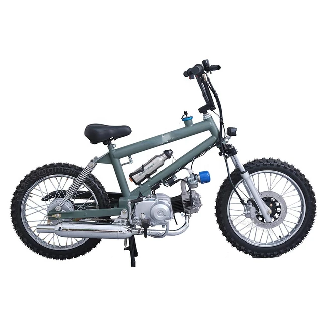 Velo tout terrain a moteur a essence pour adultes velo de cross avec moteur 50cc 110cc roue de 22 pouces