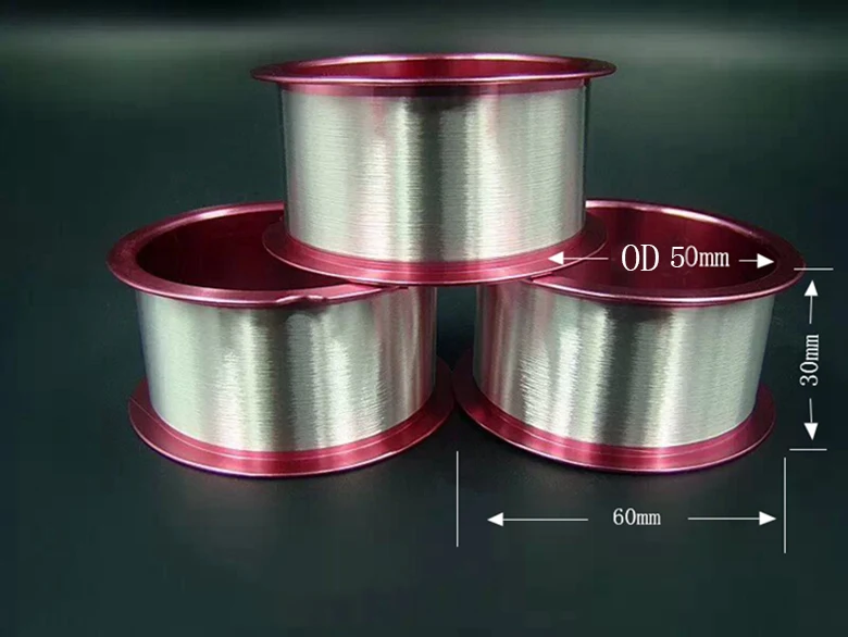 Round 99 Pure Ultra-fine Silver Wire Bonding 100m 200m 400m Silver Cable Electronic Welding Led Packaging Research Wire