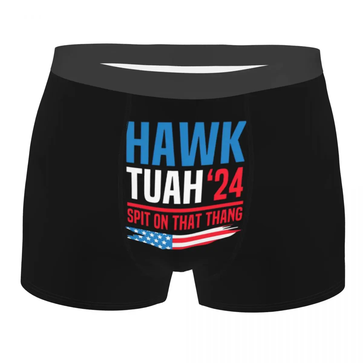 Men's Hawk Tuah Spit On That Thing Underwear Funny Meme Funny Boxer Briefs Shorts Panties Male Soft Underpants