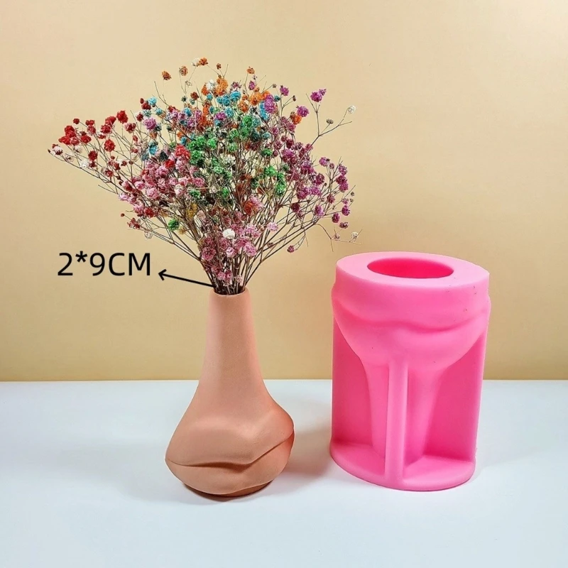 Vase Resin Molds Silicone Mold Succulent Plant Flower Pots Mold Epoxy Resin Casts Mould Home Decorations