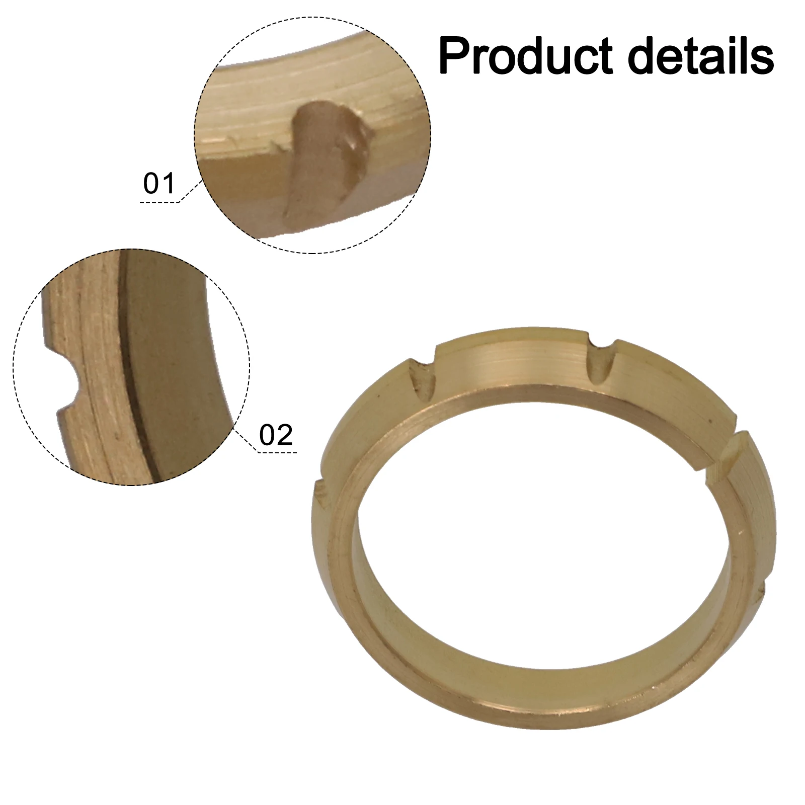 

Car Maintenance Brass Joint Flange Anti-Corrosion Flange Brassy Easy To Use OEM Number 020409374 Quick Installation