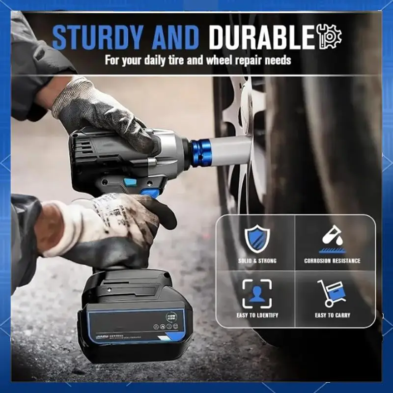 AA77 15/17/19/21/22Mm Hex Sockets Pneumatic Wrench Tire Screw Hexagonal Sleeve Tire Protection Impact Nut Socket