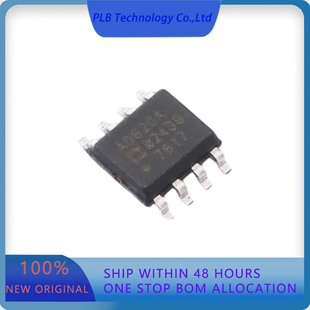 AD620ARZ AD620  500pA 50uV 100dB 1.2V/us 1.0 SOIC-8 Instrumentation Amplifiers Original Stock