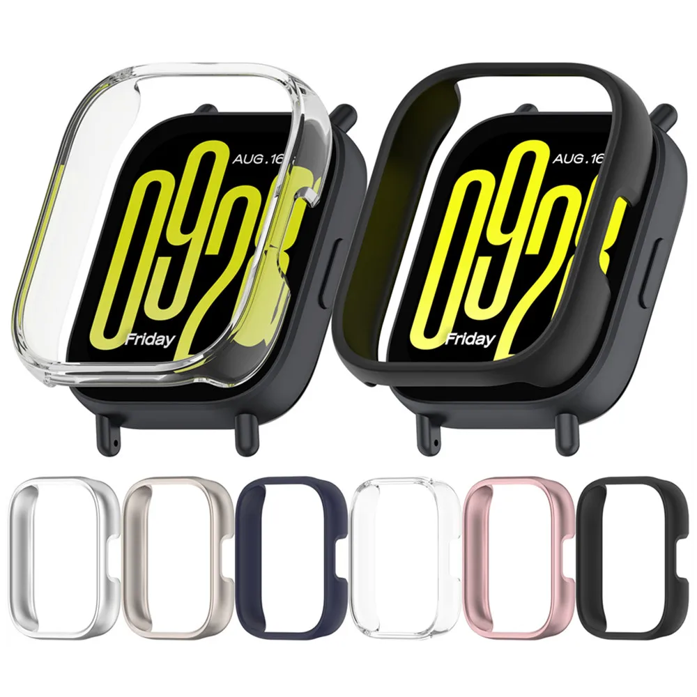 Case Cover For Redmi Watch 5 Active Sport Electroplating protective shell Frame High Quality PC Slim Smart Watch Accessories