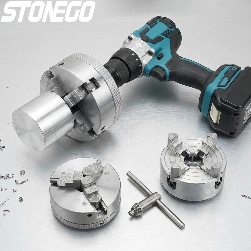 ヘビーデューティーセルフセンタリングドリルチャック-3-4-ジョー-m12-x-1-mm-電動旋盤ツール高精度穴あけアクセサリー