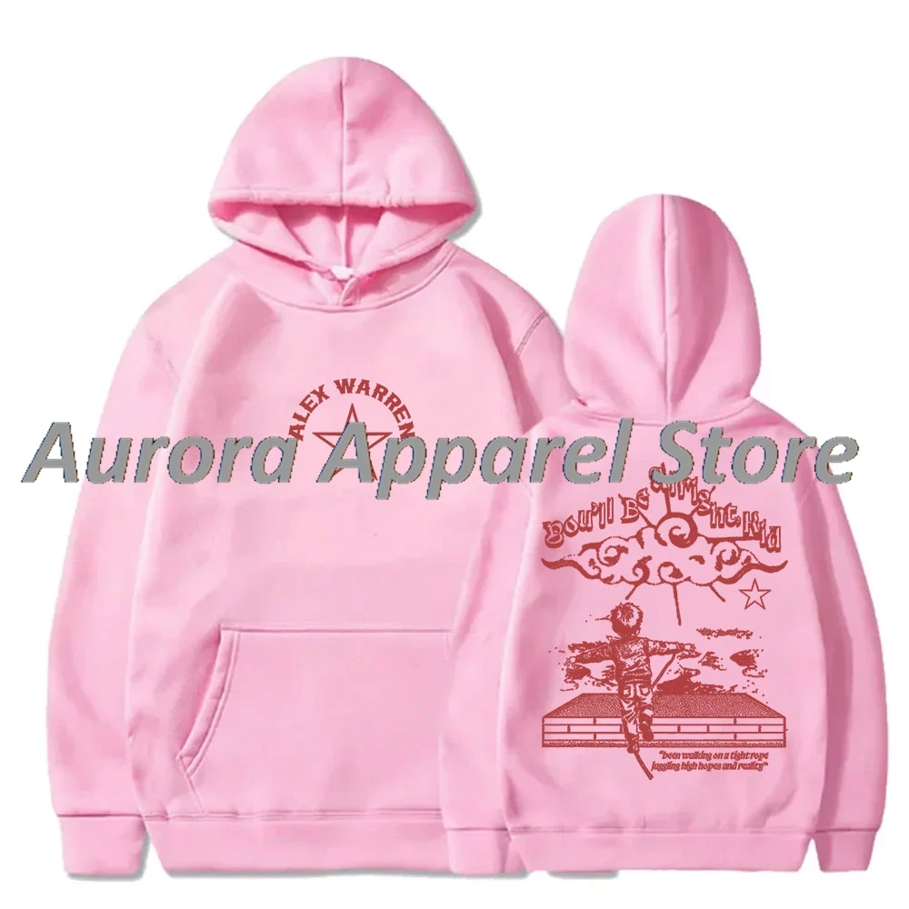 سترات Alex Warren ذات القلنسوة الضيقة ذات القلنسوة You Will Be Alright Merch Cosplay للنساء والرجال، بلوزات بأكمام طويلة