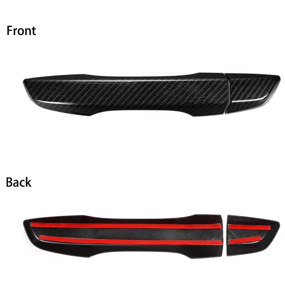 

​ABS Carbon Fiber Style Door Handle Cover for 10th Gen for Honda Civic 2017-2021 with Smart Auto Lock Holes