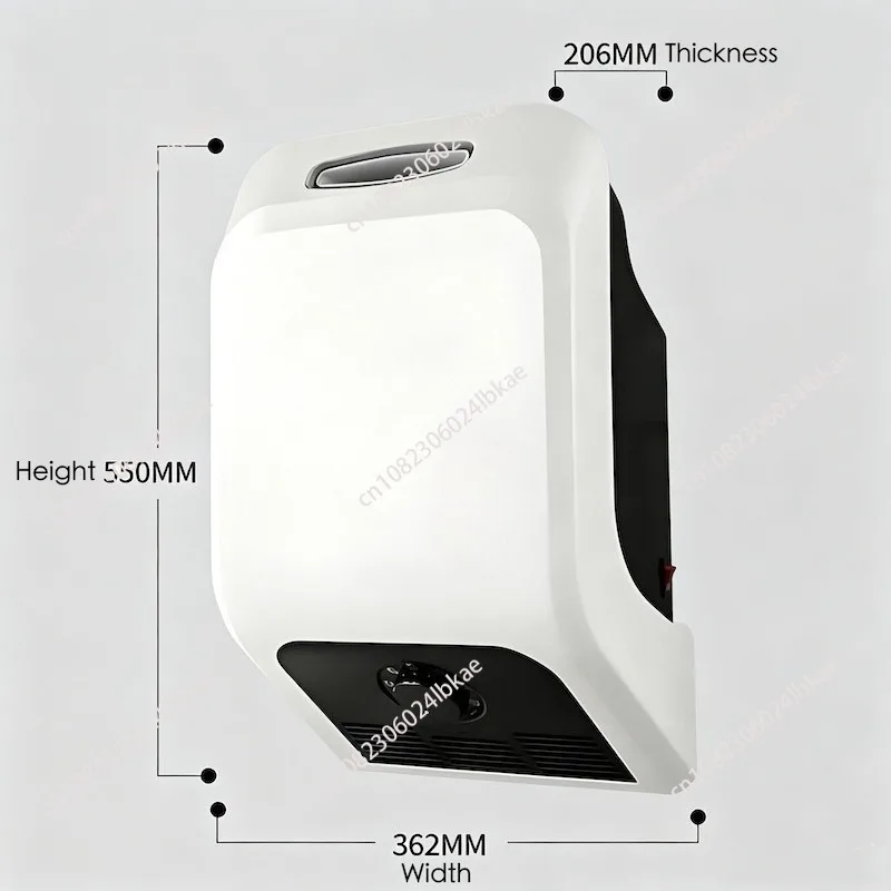 Commercial Humidifier Wall-mounted Spray Ultrasonic Air Humidifier Connect To Water Tap Air Purifier Diffuser Mist Maker Fogger