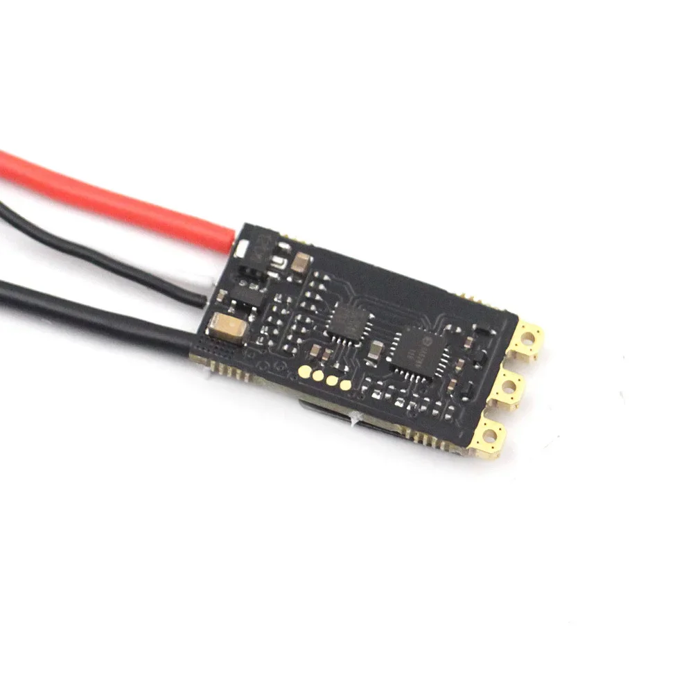 LANRC 45A 35A BLHeli_S ESC 2-6S Lipo Brushless Electronic Governor with LED Light Support DSHOT125/300/600 for Crossing Drones