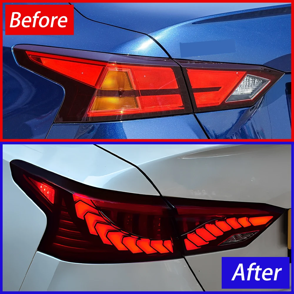 High Quality Dragon Scale Taillight LED Auto Back Lamps Upgrade Plug and Play Car Taillights Assembly For Nissan Teana 2019-2021