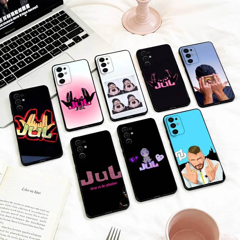 

France Jul Rapper Phone Case For Samsung S 25,24,23,22,30,21,10,9,Ultra,Plus,Lite,FE,4,5 G Soft Black Case