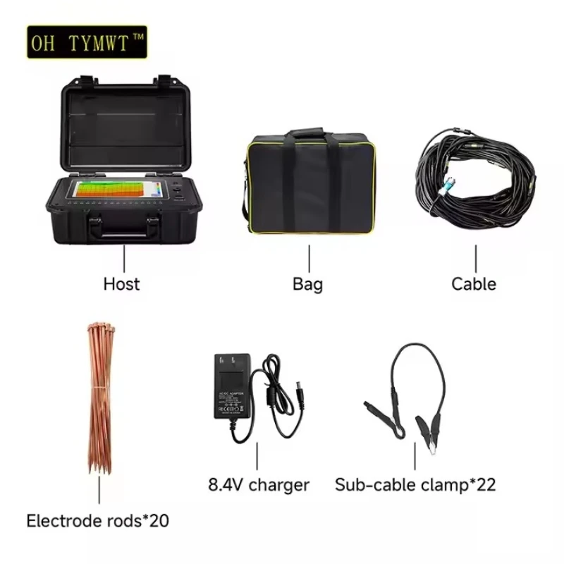 Underground Water Detector NEW TYM D Series TYM500D 16 CHANNEL 500M Geophysical Equipment for Drink Water