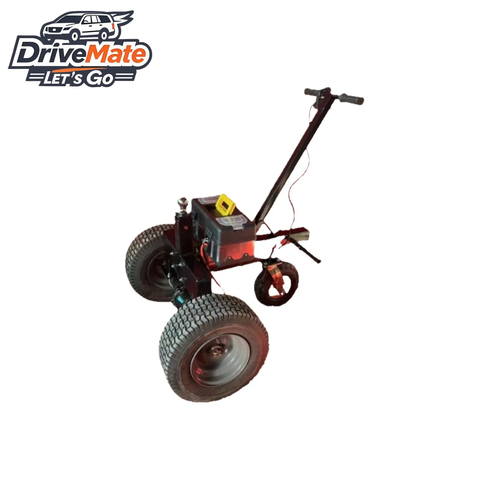 

2000KG Three Eheels Electric Tractor Driver Assisted Heavy-duty Walking Hand Pulled Tractor Front Trailer
