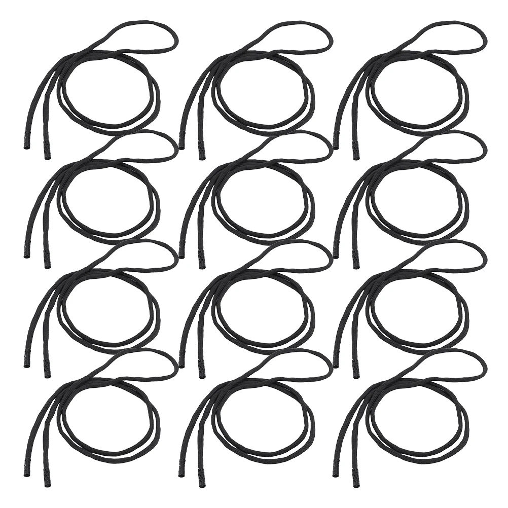 

20 Pcs Black Pants Drawstring Replacement Cord for Clothes Hoodie Rope Versatile Polyester Material Long Lasting Durability