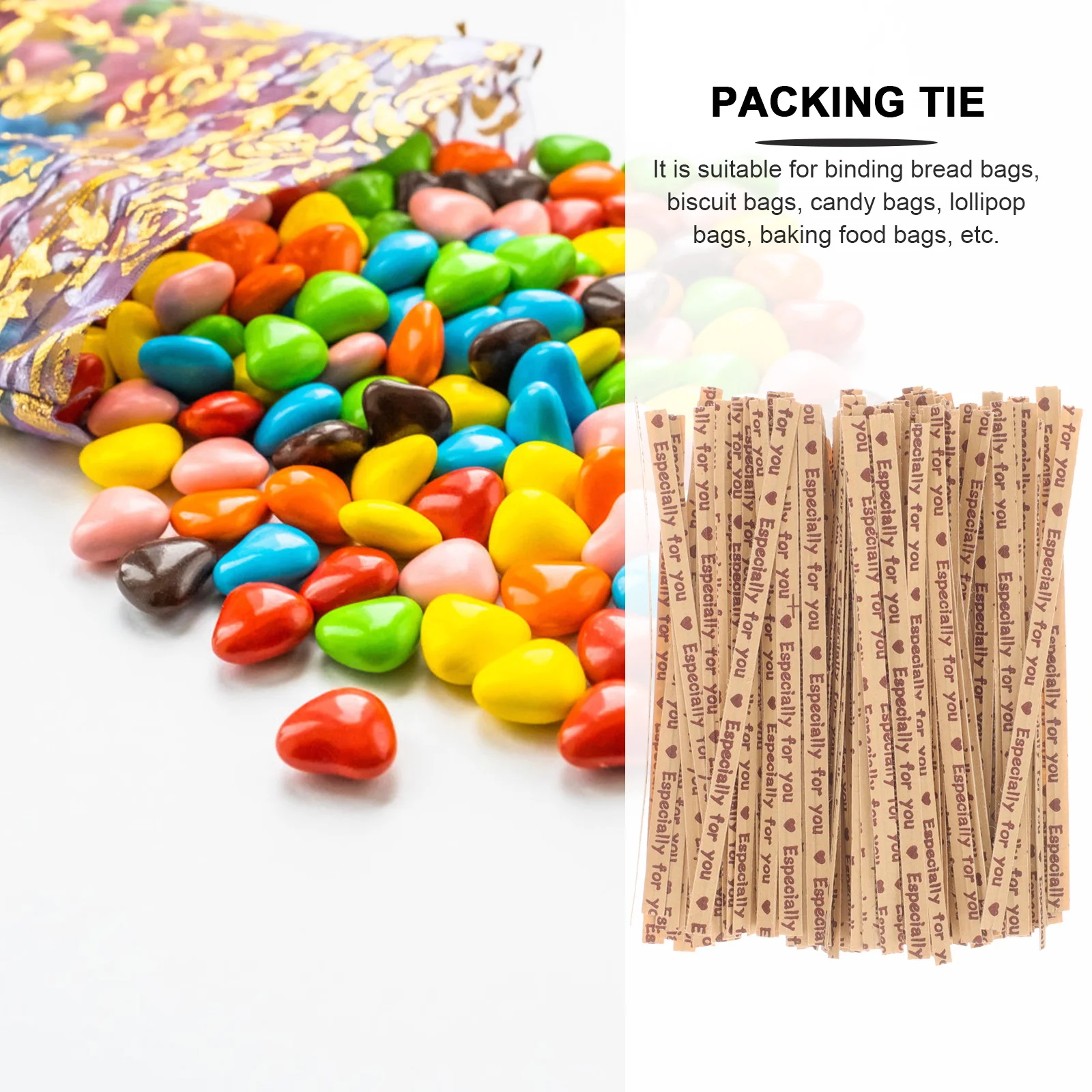 

1400pcs Twisting Ties Reusable Bread Candy Gift Bag Ties Flexible Sturdy Household Party Supplies Festival Accessories Baking
