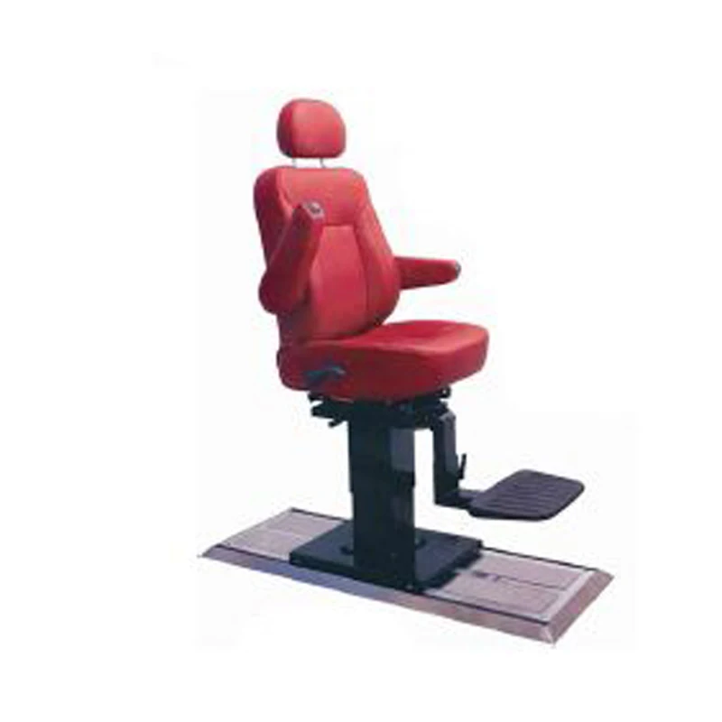 High Quality Comfortable Aluminum & Stainless Steel Material Foldable Captain Chair Adjustable Angle for Boats