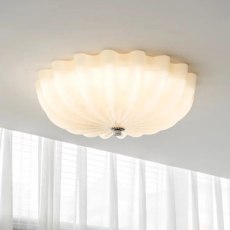 Middle Bauhaus Bedroom Ceiling Light Nordic Restaurant Study Balcony French Cream Wind Children's Room Lighting Fixture