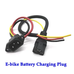 Wholesale Three-core Power Connector Charging Port Charger Docking Interface For Electric Scooter Accessories Vehicle 72V 10A