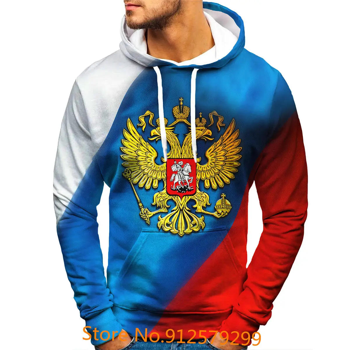 Beautiful Russia Style 3D Printed Hoodie New Fashion Russia Flag Sweatshirt Pullover Casual Long Sleeve Tops