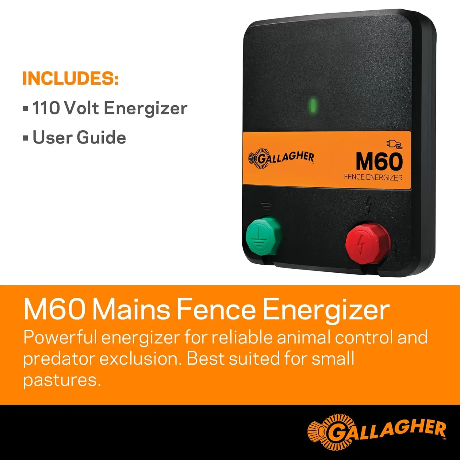 Livestock, Poultry, and Garden Protection, Electric, No Color Mentioned, Low-Impedance and Compact