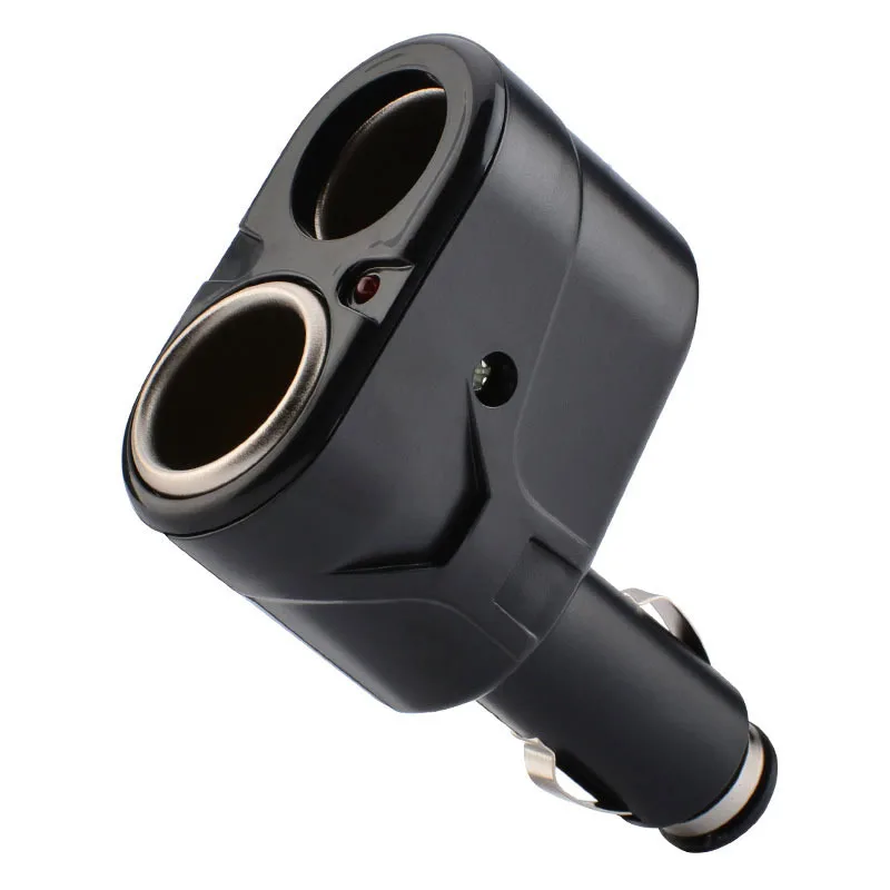  12/24V Car Charger Splitter Dual Cigarette Lighter Sockets Lighter Splitter Cigar Lighter Double Dual Adapter Car Accessories