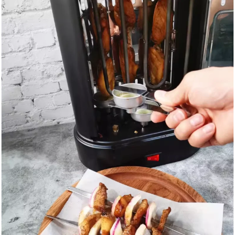 Electric Grill Skewer Machine Smokeless Grill Automatic Rotary Grill Machine