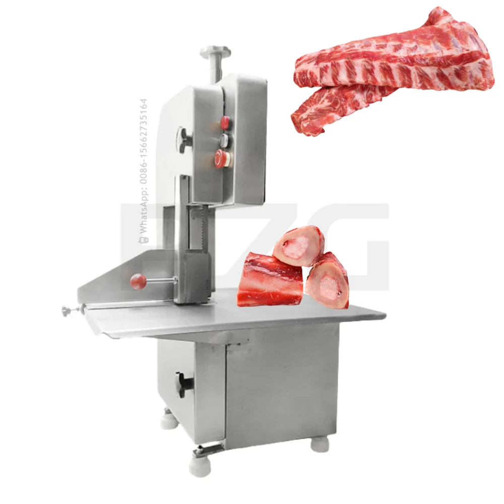 Industrial Commercial Electric Frozen Beef Fish Pig Sheep Bone Saw Butcher Cutter Machine Meat Vertical Cut Machine Bone Saw