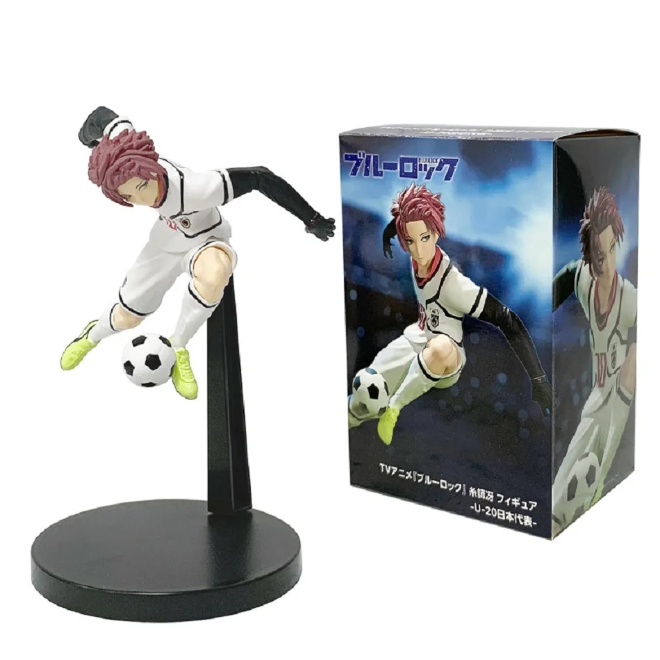 Heiß begehrte Anime BLUE LOCK Animation Version Blue Forbidden Zone Idol Figur Itoshi Nagi Nr. 10 PVC Modell Ornament Sammlerstück Spielzeug Geschenk – Detail 11