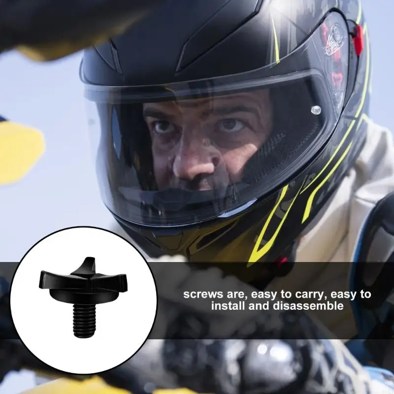 

W8KD For Motorcycle Helmets Attachment Screws Essential Helmets Mounting Accessories