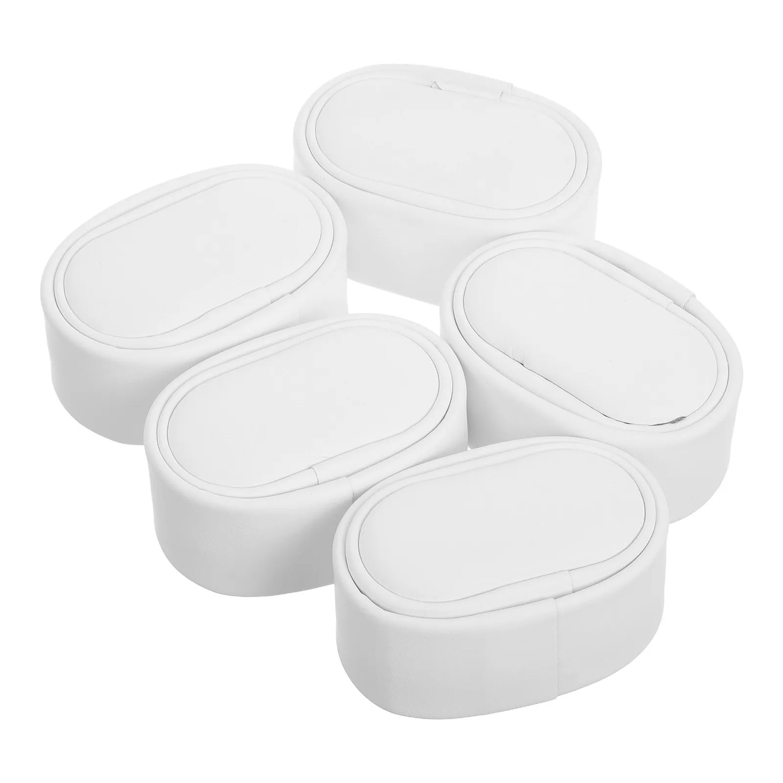 

5Pcs Watch Pillow Inserts PU Soft Support Cushions for Watch Winder Box Display Storage Holder Travel Home Office Mini