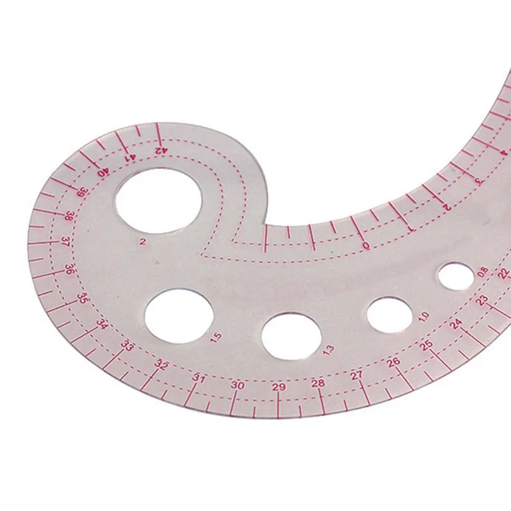 Clothing Long Plastic Metric Transparent Pattern Making Spline Design Sewing Tool French Curve Ruler Measure Ruler