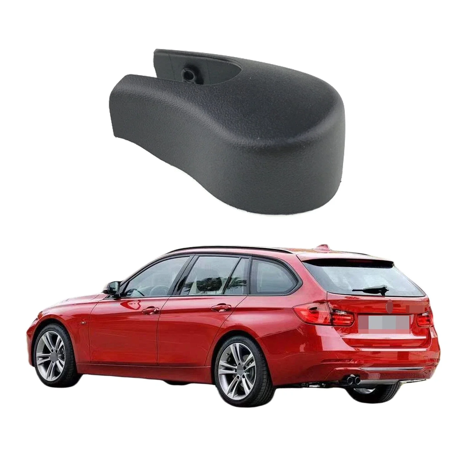 Rear Wiper Arm Cover Cap Durable High Quality New Portable For BMW E61 F11 F31 Direct Replacement Nut Cover Cap black