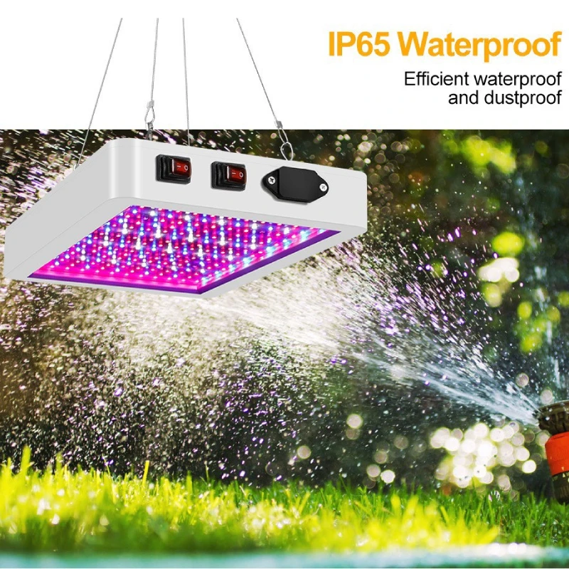 Newest 216/312 Leds Full Spectrum LED Growing Light IP65 Plant Bulbs Hydroponic Lamp Greenhouse Lamps Flower Growth Lighting Box