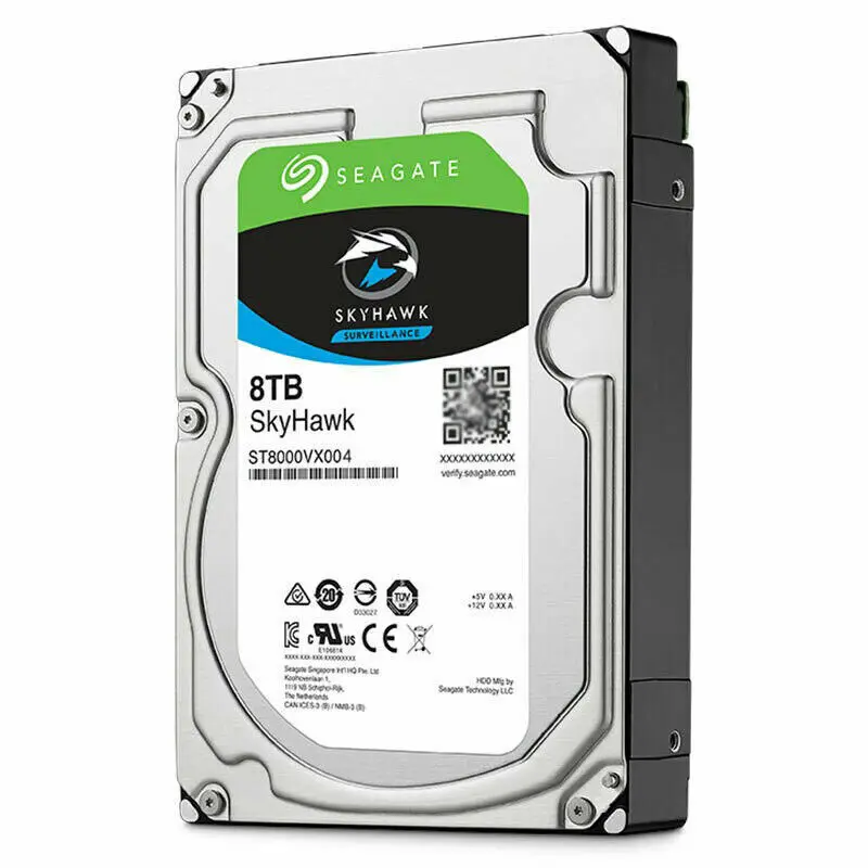 Für Seagate Skyhawk 8TB 3.5 "Festplatte Sata 6 Gbit/s 7200 U/min st8000vx004 Festplatte Festplatte getestet schnelles Schiff