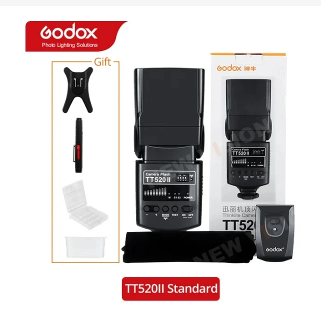 

Godox TT520 II Flash TT520II with Build-in 433MHz Wireless Signal + Flash Trigger for Canon Nikon Pentax Olympus DSLR Cameras