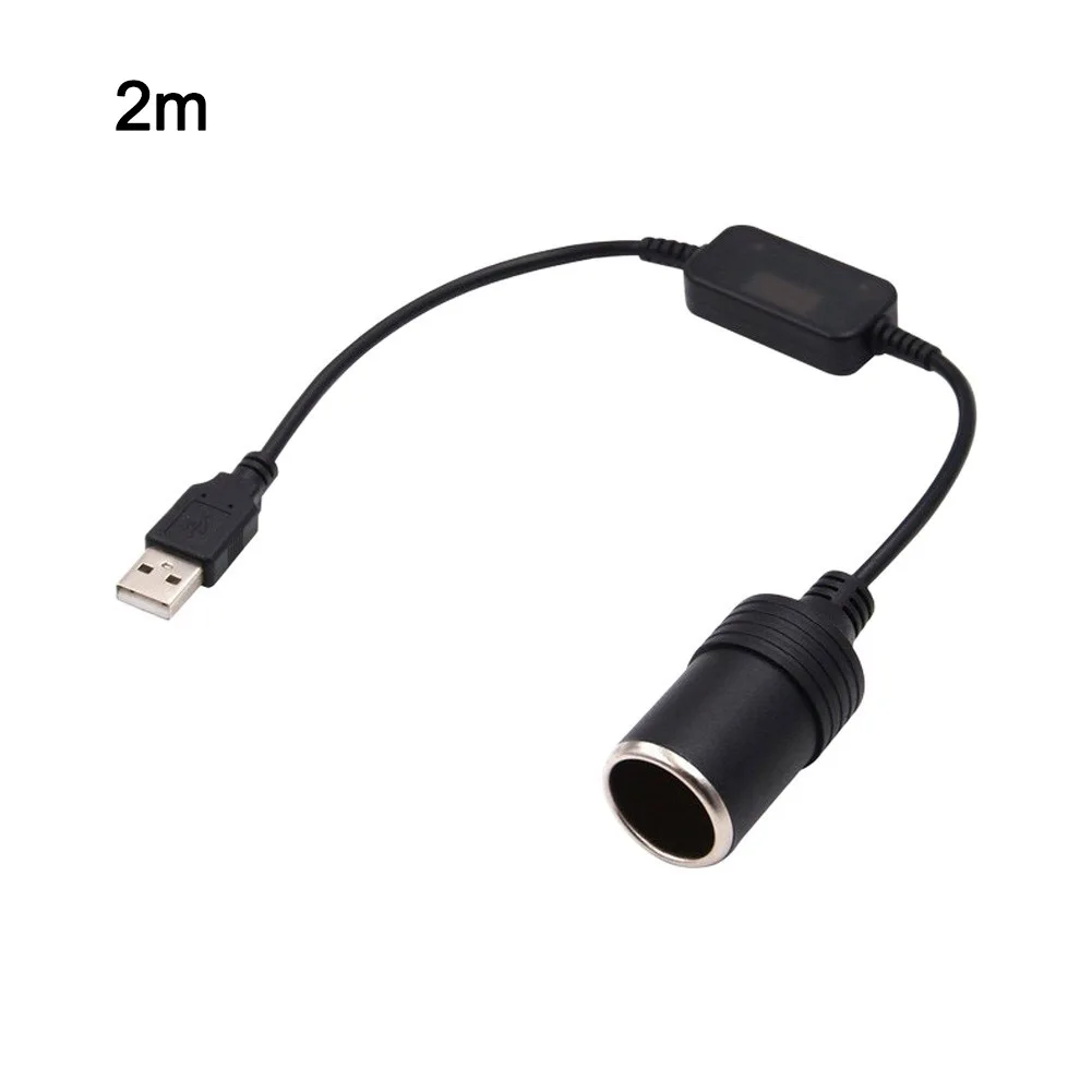 1.2 Meter 2 Meter 3 Meter USB Charging Cable for 5V 12V Dashcams Car Air Purifiers GPS Devices Dashboard Power Supply