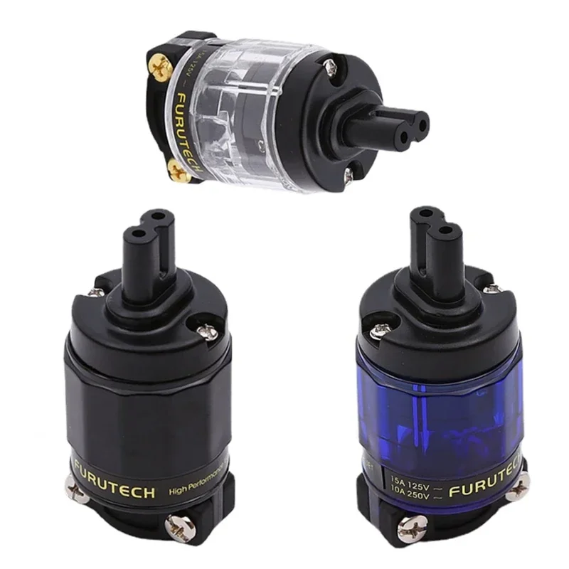 Hi-end Furutech F1-11 2 Pole C7 Connector HiFi Audio Adapter 8 Female IEC Power Plug