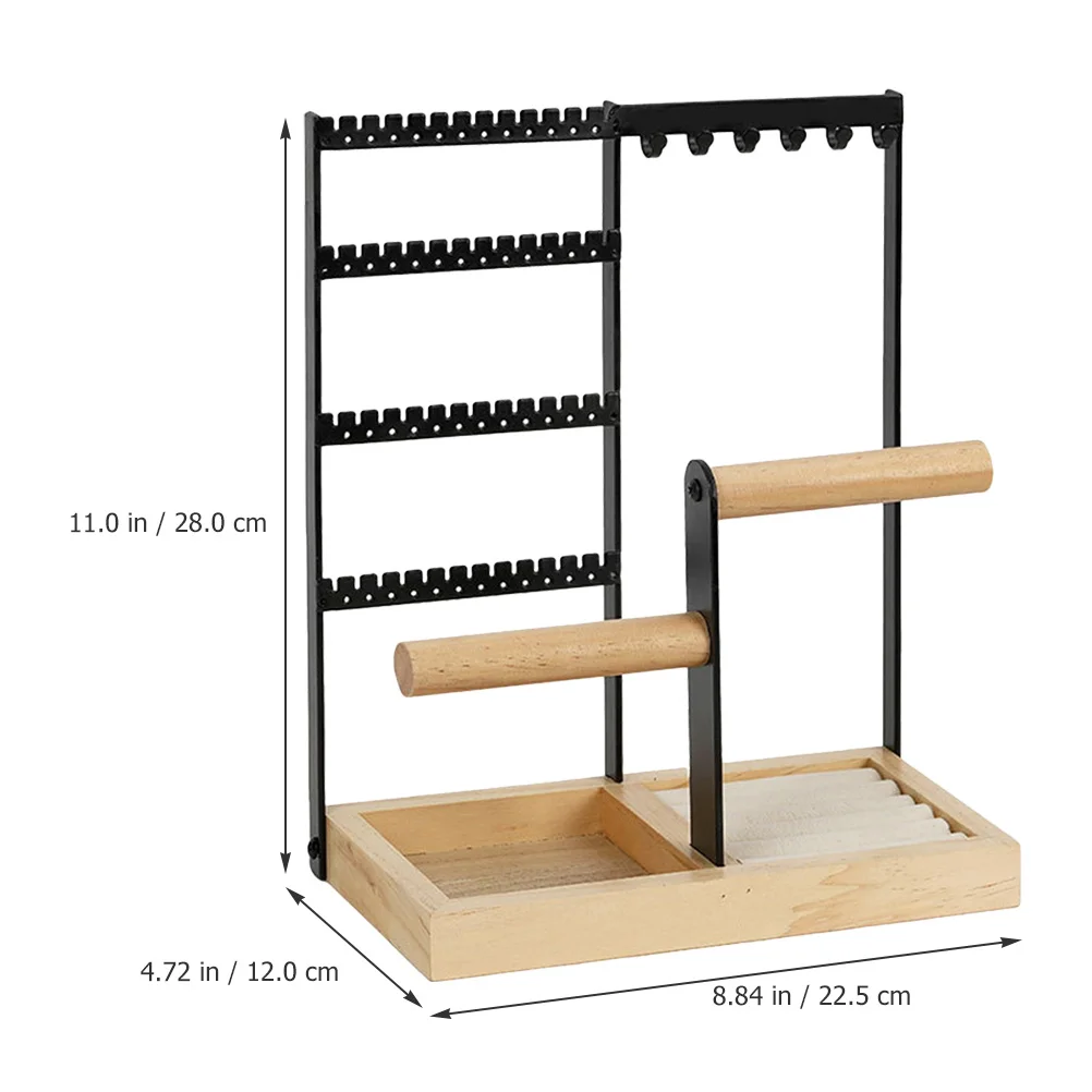 

Organizer Stand, Stable Jewelry Storage Stand For Necklaces Bracelets Earrings Rings, Desktop Jewelry Display Rack,