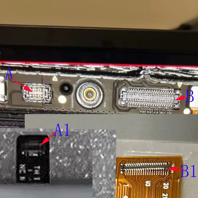 2-10Pcs Lcd Display Screen Battery FPC Connector Flex Cable Plug Board For Samsung Galaxy Tab A9+ A9 Plus X210 X215 X216 X218
