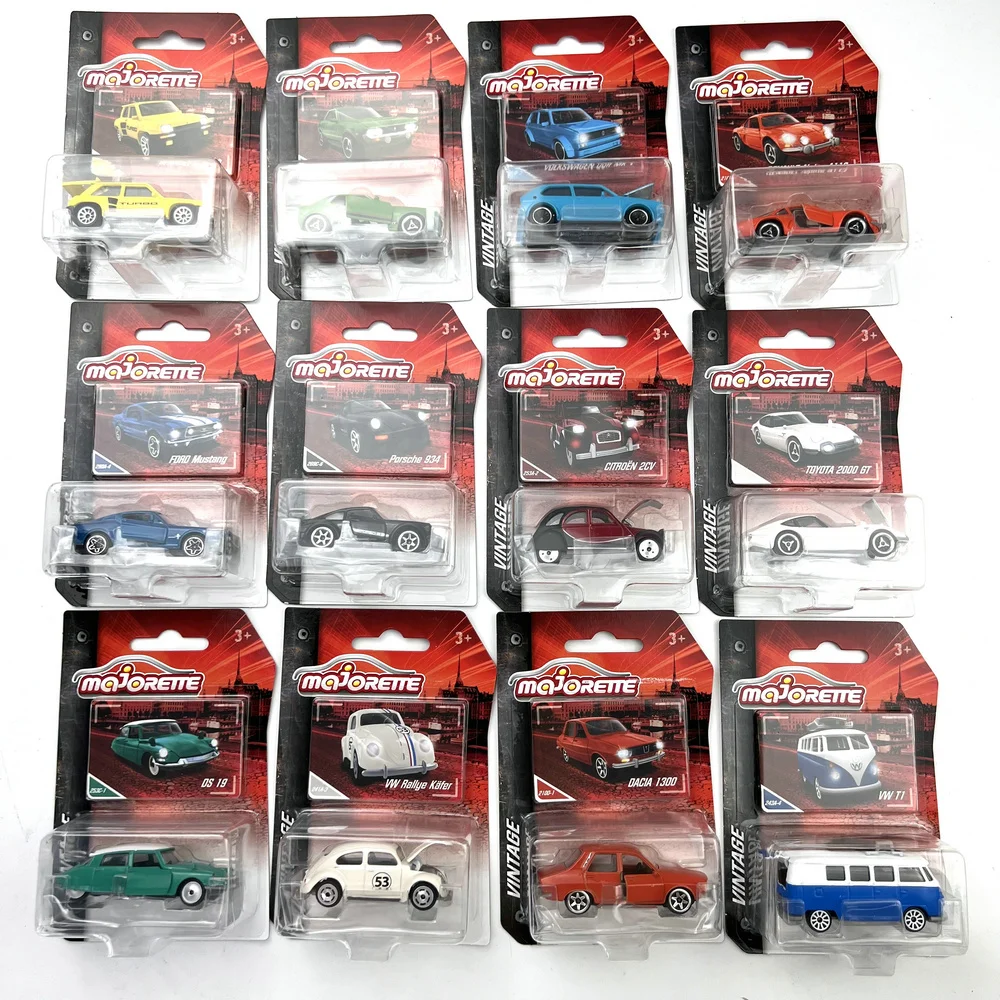 

Majorette 1:64 TOYOTA 2000 GT PORSCHE 934 VOLKSWAGEN T1 kafer GOLF MK1 DS 19 Die-cast Model Collection Toy Vehicles