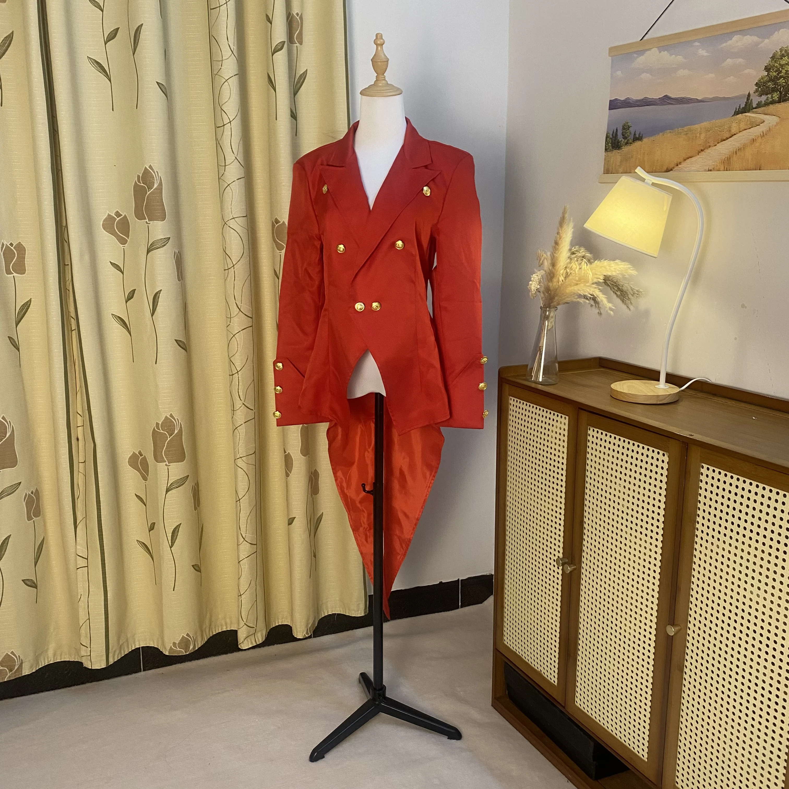 

Court Tailcoat Gothic Vampire Jacket Coat Punk Medieval Costume