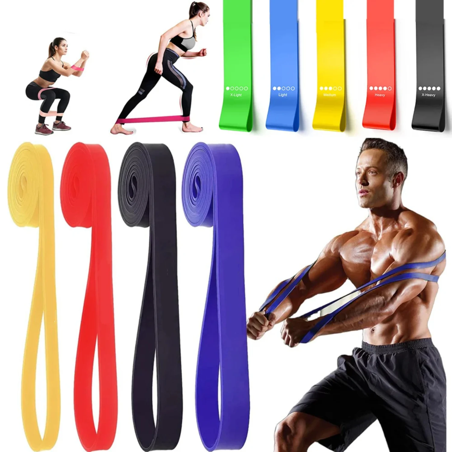 

Resistance Band Pull Assistance Bands Workout Bands Exercise Bands Resistance Bands Set Legs Working Out Muscle Training