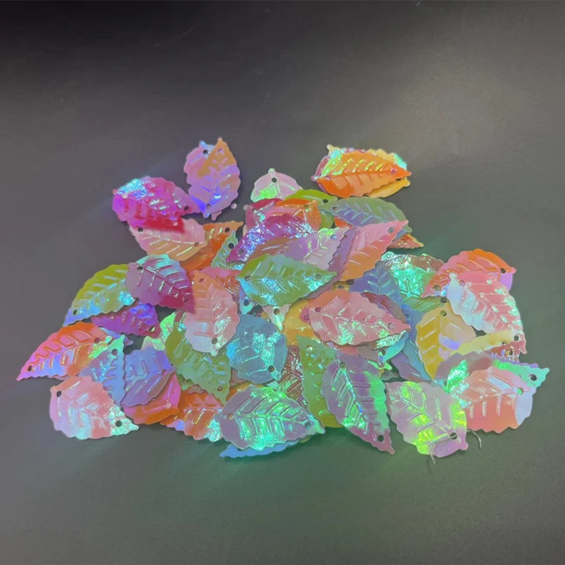 10g/Bag AB Mixed Colour Butterfly Ivory Leaf Shape Mix Sequins PVC Paillettes Sewing Craft DIY Costume Lentejuela Accessories