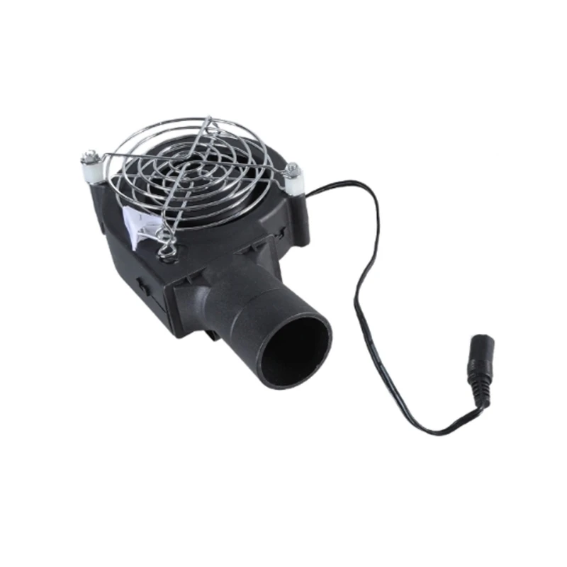 BBQ Máy Thổi Khí Quạt 9733 24V Quạt Ly Tâm Không Chổi Than 5000 Vòng/phút 40CFM Quạt Cắm Trại Ngoài Trời Nấu Lò Sưởi Thả Vận