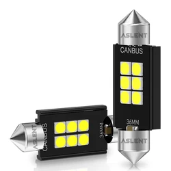 10pcs C5W C10W LED Bulbs Canbus 31MM 36MM 39MM 41MM Festoon Auto Interior Dome Light Reading Bulb License Plate Lamp 6000K White